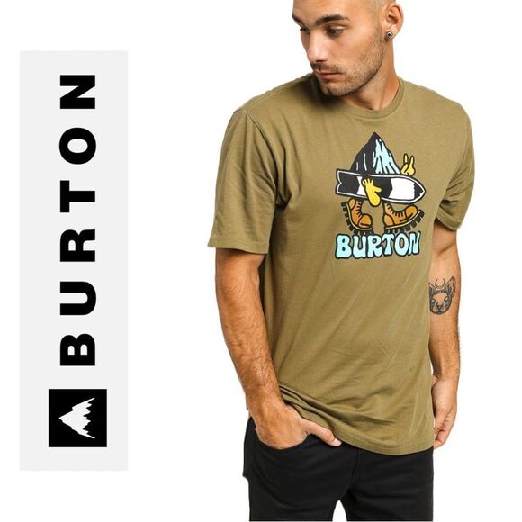 Burton Men’s Lorid Short Sleeve Tee Shirt - Size S - Picture 2 of 4